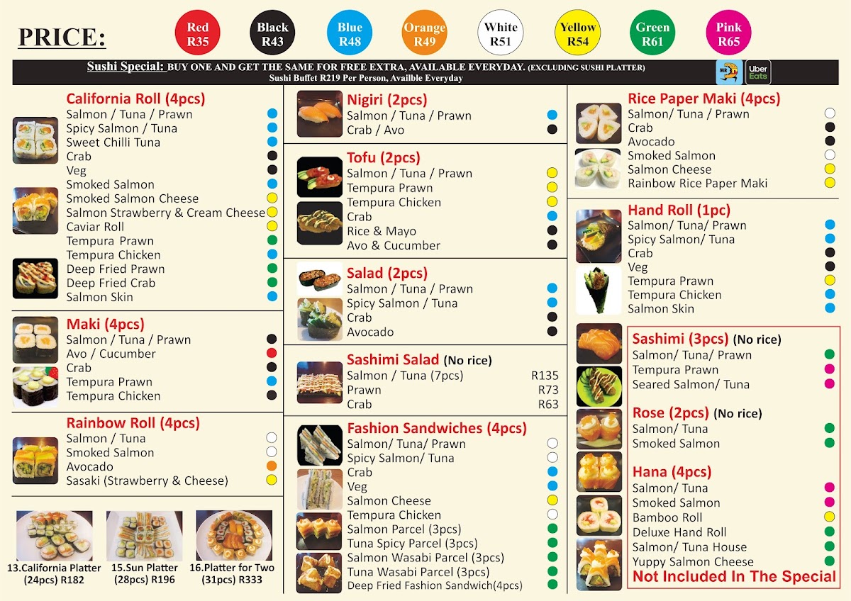 Sasaki Sushi Menu - Image 4
